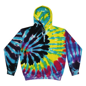 Sudadera con Capucha Premium para Hombre, Teñida con Técnica Tie-Dye, Color Personalizado, de Algodón, para Colecciones de Moda y Estilo de Vida - Product Image 5