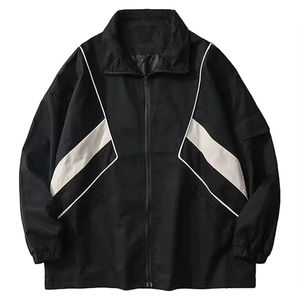 Veste coupe-vent personnalisée de haute qualité pour hommes 2026, veste à fermeture éclair à 3 couches, polyester, manches longues, coupe-vent, veste de randonnée pour hommes - Product Image 3