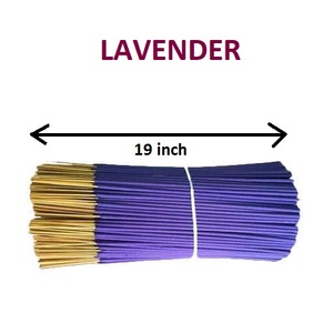 Bâtons d'encens de 19 pouces Bâtons d'encens de lavande naturelle Fourniture en gros de la meilleure marque (violet) - Product Image 1