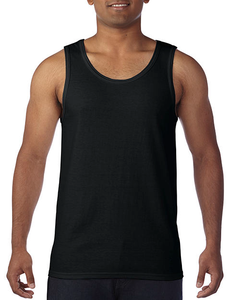 Men's <b>White</b> Solid Eco-Friendly <b>Tank</b> <b>Top</b> O-Neck Knitted Casual Wear 100% Cotton Material - Product Image 3
