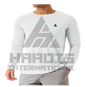 เสื้อยืดคอกลมแขนยาวผ้าฝ้ายแบบสตรีทแวร์สั่งทำพิเศษสำหรับผู้ชาย รุ่นใหม่ ปี 2026 - Product Image 1