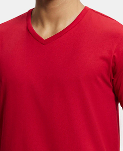 Camiseta Básica de Algodón Premium para Hombre, Corte Regular, Ligera, Manga Corta, Lisa, Informal, para Moda Urbana, OEM, ODM, Personalizada - Product Image 4