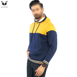 Sudadera con Capucha Azul Marino y Amarillo 2026, Estilo con Capucha, Nueva Llegada, Calidad Premium, Color Sólido, Buena Venta - Product Image 2