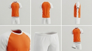 Conjunto de Uniforme de Fútbol de Alta Calidad para Hombre, Jersey y Pantalones Cortos de Poliéster, Ropa Deportiva Ligera y Transpirable, Nombre del Equipo Personalizado en la Parte Delantera, Secado Rápido - Product Image 5