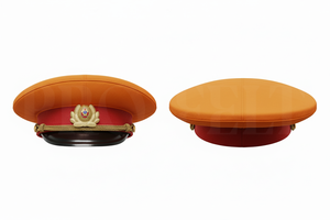 Gorra de Visera de Algodón Hecha a Mano de Nuevo Estilo para Hombre, Sombrero Formal de Uniforme, Gorra Ceremonial Ajustable para Servicio, OEM ODM - Product Image 2