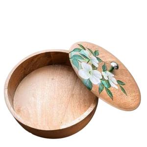 Couvercle de casserole classique en bois résistant à la chaleur pour toutes les cuisinières, compatible lave-vaisselle, diamètre 20 cm, écologique - Product Image 1