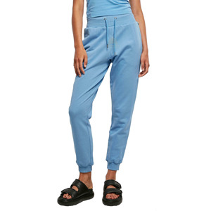 Nouveau design tendance : Pantalon de jogging décontracté pour femme, 100 % coton biologique molletonné, coupe large, avec logo imprimé. - Product Image 5
