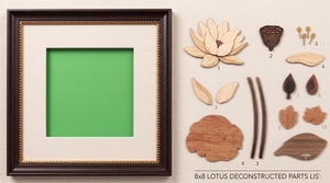 Caja de Almacenamiento Decorativa de Pared con Chapa de Madera Moderna, Diseño Multifuncional de 5 Niveles para Uso Doméstico - Product Image 5