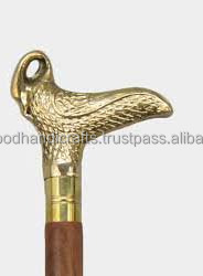 Bastón de madera de Venta caliente con nuevo diseño mango de latón bastón plegable para caminar bastones decorativos para caminar - Product Image 2