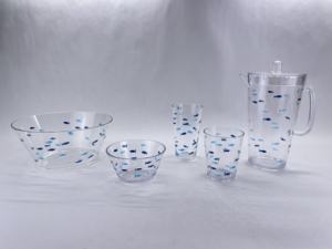 Vaso de Acrílico Irrompible con Diseño de Pez para Bebidas, Vaso Alto para Agua - Product Image 4