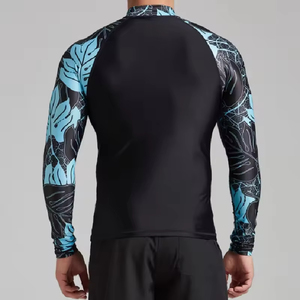 Men's UV Protection 50+ Rash Guard <b>Compression</b> <b>Shirt</b> with Quick Dry & Anti-Bacterial Features Customizable Logo & Color - Product Image 3