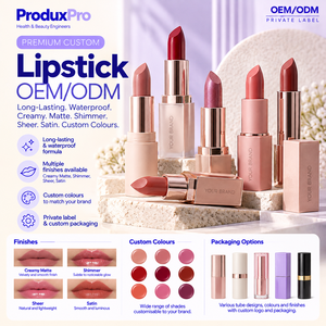 ลิปสติกเนื้อครีมแมทท์ชิมเมอร์แบบบางเบาติดทนนาน กันน้ำ สีสวยตามสั่ง ได้รับรองฮาลาล มาตรฐาน ISO อายุการเก็บรักษา 3 ปี - Product Image 1