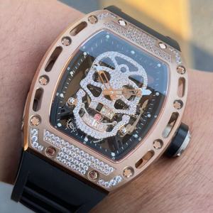 Customizable RM 052 Automatic Watch, High-End Luxury Diamond-Set Watch, Tourbillon Model, Men's Mechanical Watch - Product Image 4