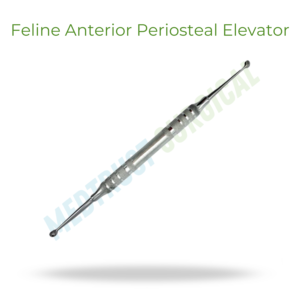 Elevador periostal anterior felino, instrumento quirúrgico dental veterinario - Product Image 2