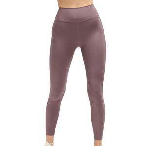 Leggings de Yoga Personalizados al por Mayor para Mujer, Cintura Alta, Spandex/Nylon, Sólidos, para Gimnasio, Cintura Elástica, Estiramiento en Cuatro Direcciones, Logotipo Personalizado - Product Image 6