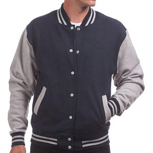 Chaqueta de béisbol universitaria de lana personalizada para hombre, estilo urbano, reversible, con patchwork, para invierno, bordada, tipo chaqueta de nieve - Product Image 3