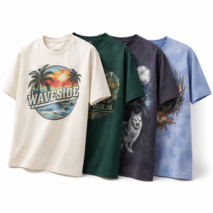 Camisetas de Algodón Grueso Personalizadas al por Mayor para Hombre - Directo del Fabricante OEM - Product Image 3
