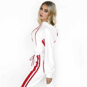 Conjunto Deportivo de 2 Piezas para Mujer con Logotipo Personalizado, Transpirable, Estampado, 100% Algodón, con Sudadera con Capucha y Pantalones Deportivos, Ropa Deportiva Informal Ligera - Product Image 6