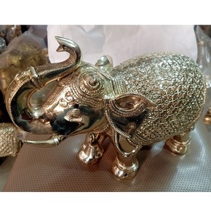Polished Brass <b>Elephant</b> Tableware-Father's Day <b>Gift</b> - Product Image 6