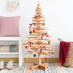 202407 Hot Popular <b>Christmas</b> <b>Tree</b> Wooden Festival Natural Solid <b>Wood</b> Decoration Crafts - Product Image 5