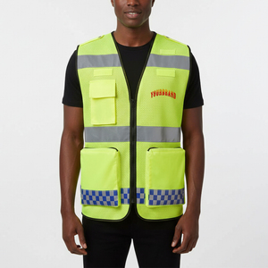 เสื้อกั๊กสะท้อนแสงสำหรับงานฤดูหนาวแบบ Hi-Vis ป้องกันไฟฟ้าสถิตย์ สำหรับทุกเพศทุกวัย ผ้าตาข่าย ไฟ LED กันน้ำ แบรนด์ตามสั่ง โลโก้ปรับแต่งได้ - Product Image 1