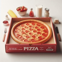 Boîtes à pizza en carton ondulé sur mesure avec matériaux recyclés et gaufrage pour pizzas traditionnelles et gourmandes, designs personnalisables