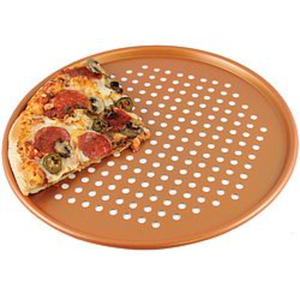 Bandeja Redonda Perforada para Pizza con Revestimiento Antiadherente, Bandeja de Acero para Pizza Crispy, para Hornear Uniformemente y Obtener una Base Extra Crujiente para Uso Doméstico - Product Image 5