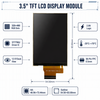 TONWELL Écran LCD TFT 3,5 pouces 320x480 ST7796U IPS 36 broches 0,5 mm FPC rétroéclairage LED 2,2 mm fin ROHS Vente en gros