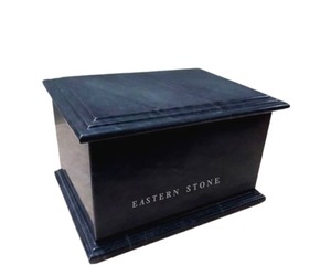 Urne funéraire artisanale en onyx poli pour adulte, écologique, pour cendres, urne commémorative de luxe personnalisée pour restes humains, vente en gros - Product Image 1