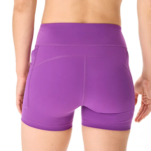 Shorts d'été pour femmes de haute qualité, respirants, écologiques, séchage rapide, design personnalisable, poches latérales, vente en gros - Product Image 3