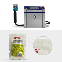 Machine de gravure laser à code de date, certifiée CE, 30W, durable, laser à fibre, étanche, 1064nm, pour l'emballage alimentaire