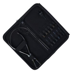 Kit Profesional de Herramientas para Extensiones de Cabello: Aguja Curva para Separar Cabello, Gancho de Alambre, Pinza para Microperlas y Suministros - Product Image 1