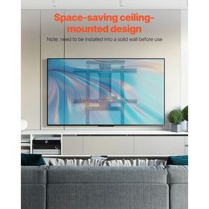 Supporto TV Motorizzato da Parete per TV da 32-65 Pollici, Supporto TV Elettrico Regolabile da Soffitto, Staffa TV Ribaltabile, Supporti e Carrelli TV - Product Image 6