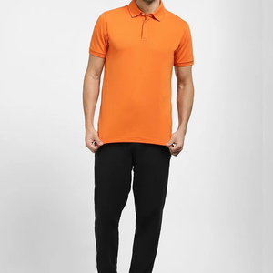 เสื้อโปโลผู้ชายผ้าฝ้ายแขนสั้นเสื้อยืดมีปกระบายอากาศได้ดีสวมใส่ในฤดูร้อนทรงเข้ารูปมีสไตล์ชุดลำลองสำหรับสำนักงานเสื้อผ้าสมาร์ท - Product Image 5