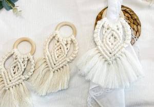 Anneaux de serviette en macramé - Vaisselle bohème et romantique - Décoration de mariage personnalisée - Fait main - Product Image 2