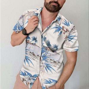 Chemises Hawaïennes en Gros pour Hommes – Motifs Floraux Décontractés, Boutonnage Simple, Manches Courtes, Jusqu'à la Taille 6XL – Idéales pour les Vacances - Product Image 3