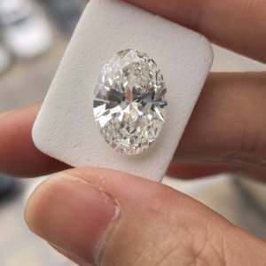Diamante suelto de 2.0 quilates, forma ovalada, corte brillante, alto brillo, certificado IGI, EF -VVS2, para anillo de compromiso. - Product Image 2