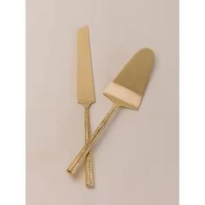 Modern Serve Stainless Steel Cake Server Set with Designer Handle for Stylish Dessert Serving at Home - Product Image 4