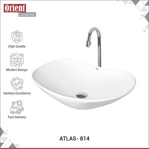 Professional Supplier Selling Good Quality Home and Villa's Bathroom Use Ceramic <b>Wall</b>-Hung <b>Table</b> Top Wash Basin for Sale - Product Image 2