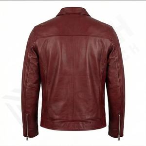 Veste de moto en cuir véritable pour homme de qualité supérieure, nouvelle arrivée, vestes de moto d'hiver, protections amovibles, personnalisables - Product Image 2