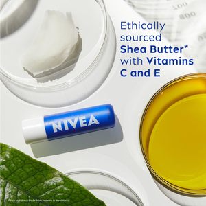 Baume à lèvres NIVEA Original Care 4,8 g |   Formule 24H qui fond dans l'humidité |   Huiles Naturelles |   Lèvres nourries, 4,8 g - Product Image 4