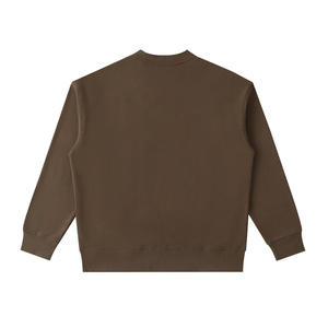 Sweat-shirt personnalisé pour hommes et femmes, délavé à l'acide, 100% coton, printemps, coupe oversize, col rond, streetwear, fabrication OEM ODM - Product Image 4
