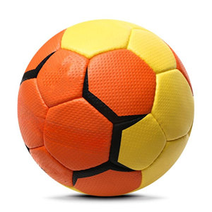 Soccer <b>Ball</b> Orange Yellow PU <b>Training</b> <b>Ball</b> Durable Grip Surface 0.4-0.45kg Opp Bag Packaging - Product Image 3