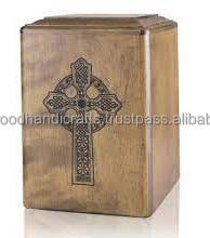 โกศที่ระลึกสำหรับงานศพชายหญิงทำจากไม้แกะสลักทำด้วยมือ - Product Image 3