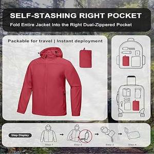 Chaqueta Impermeable para Hombre, Último Modelo, Talla Adulto, Venta al Por Mayor, Chaqueta Impermeable para Hombre Más Vendida, Cargada por Dress Sports - Product Image 6