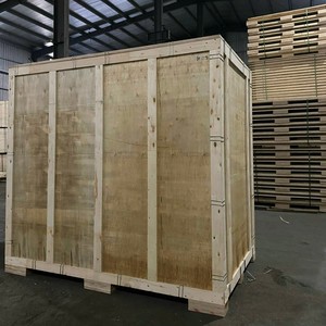 Durable Efficient Eco-Friendly Recyclable 2-Tier Foldable Stackable Wooden <b>Crate</b> Logistics Storage Box Made Vietnam Warehousing - Product Image 6