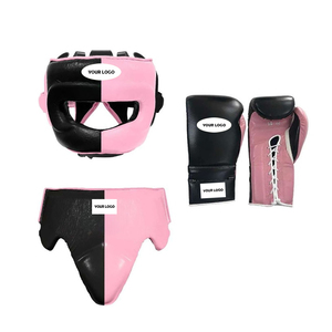 Professional Unisex Super Comfortable Winning Custom <b>Boxing</b> <b>Sparring</b> <b>Set</b> Cowhide Leather Headgear Groin Guard Winning <b>Boxing</b> <b>Set</b> - Product Image 1