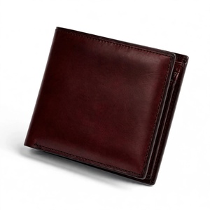 100% Premium Unisex Genuine Leather Fold <b>Wallet</b> Vintage Style Durable Multifunctional Short Length Custom <b>Brand</b> Export From BD - Product Image 5