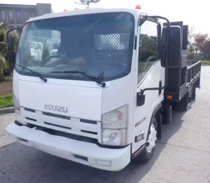 Prêt à l'emploi, Isuzu NPR 2015 d'occasion, plateau plat de 12 pieds, 3 places, diesel, conduite à gauche/droite, faible kilométrage - Product Image 1