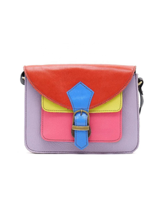 Nouveau Style Vintage en cuir véritable bandoulière sac à main multicolore imprimé Animal sac à main Unique Style occidental hommes sac de messager - Product Image 4